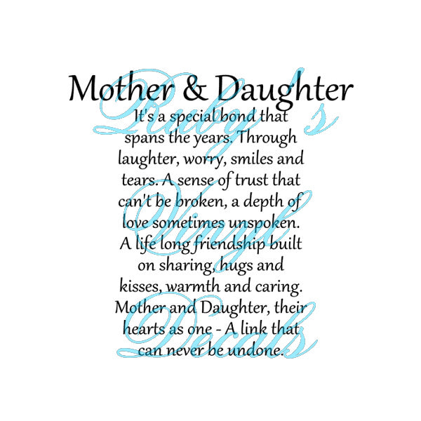 Mother & Daughter