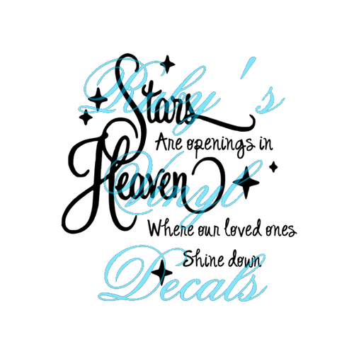 Stars Are Openings In Heaven