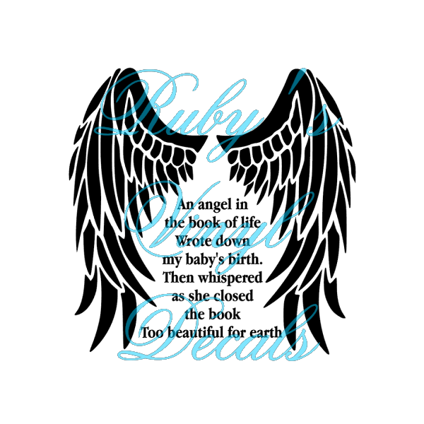 An Angel In The Book Of Life Wings