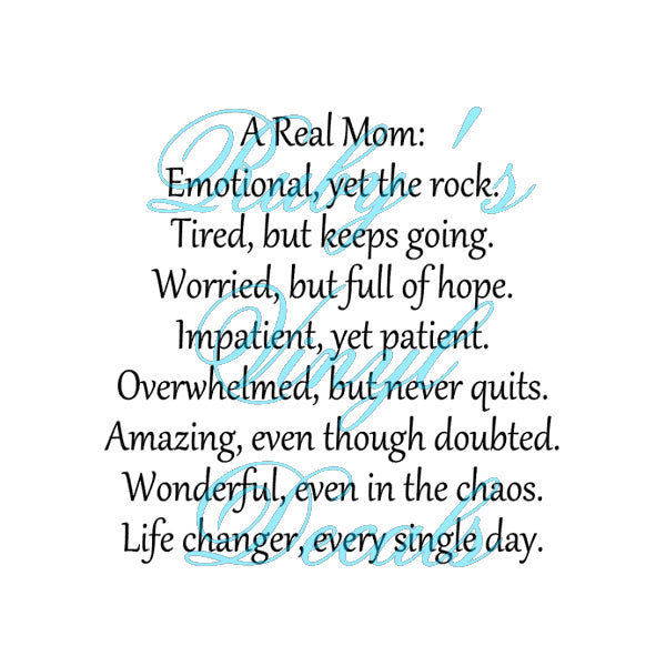 A Real Mom