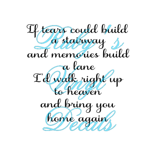 If Tears Could Build A Stairway
