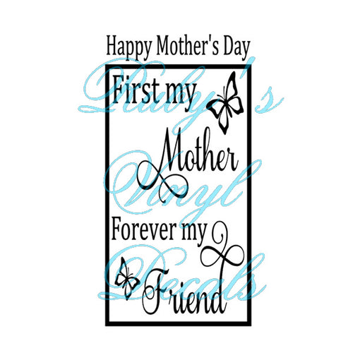 Happy mother's Day Bottle Label