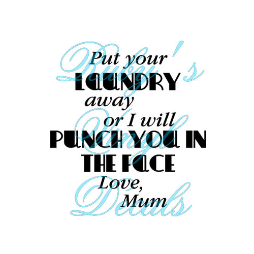 Put Your Laundry Away