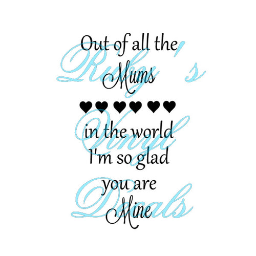 Out Of all the Mums