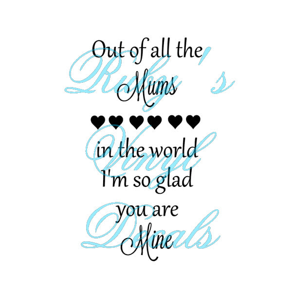 Out Of all the Mums