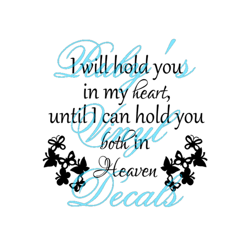 I Will Hold You In My Heart