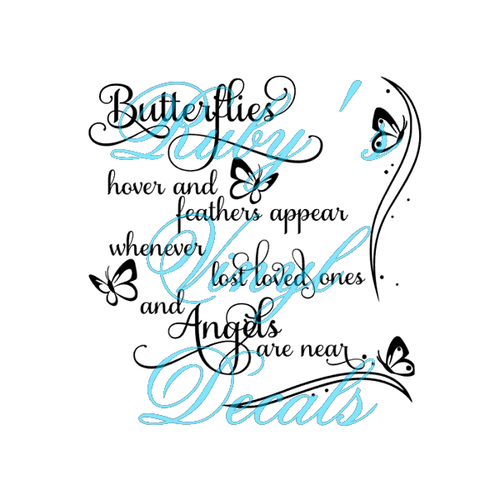 Butterflies Hover And Feathers Appear