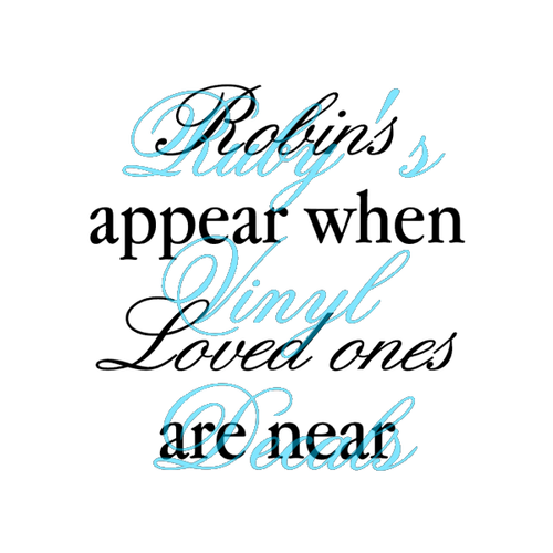 Robins Appear When Loved Ones Are Near Plain