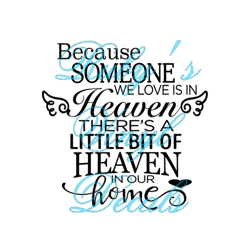 Little Bit Of Heaven In Our Home Wings