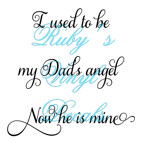 I Used To Be My Dad's Angel