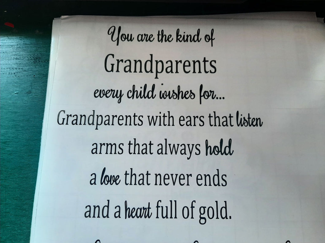 You Are The Kind Of Grandparents