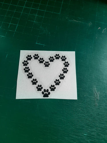 Pawprint Heart