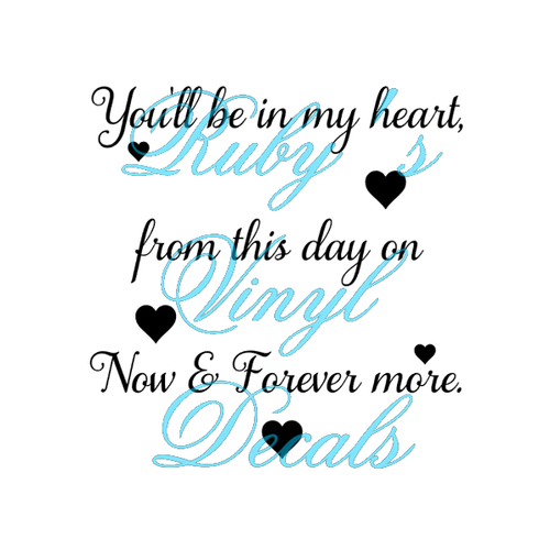 You'll Be In My Heart
