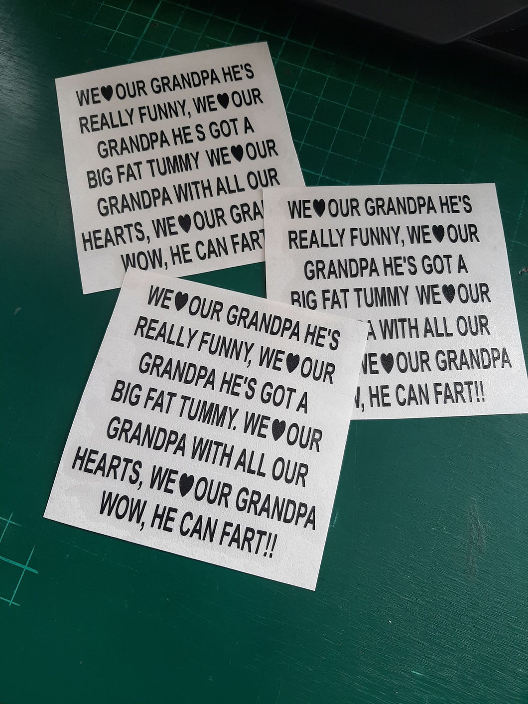 We Heart Our Grandpa