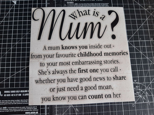 What Is A Mum?