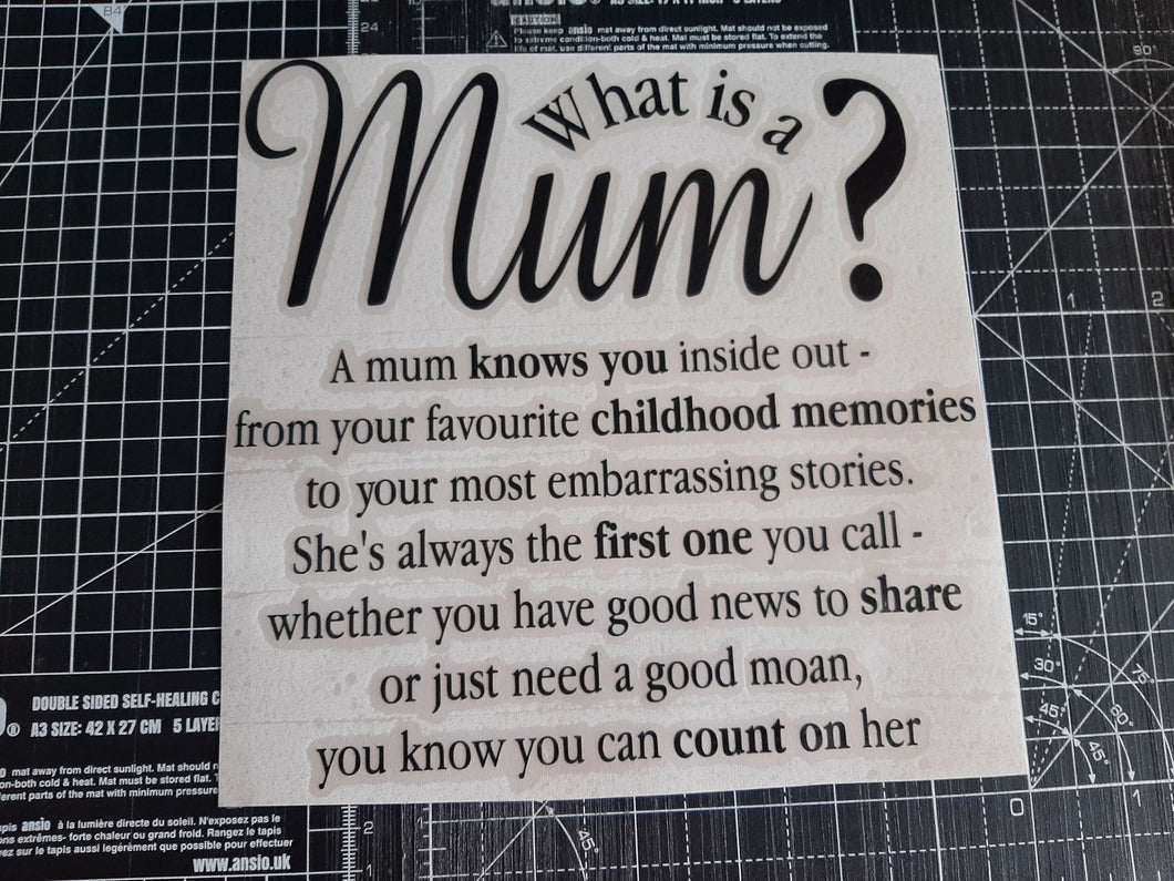 What Is A Mum?