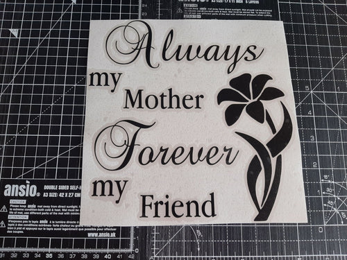 Always My Mother Forever My Friend