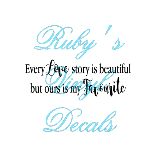 Every Love Story Plaque Version