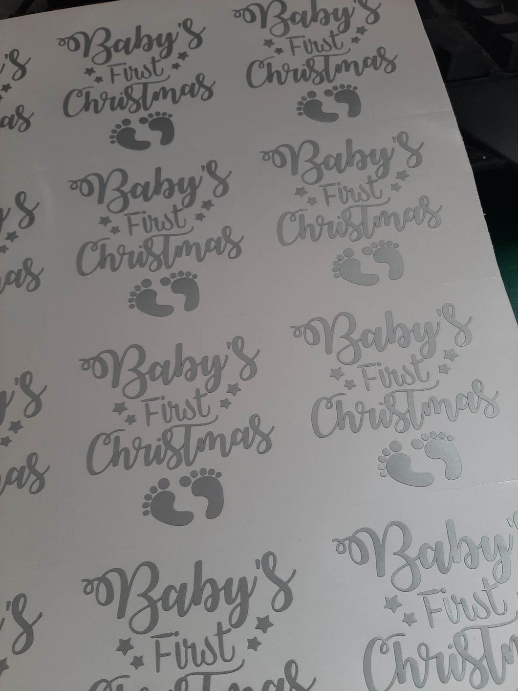 Baby's First Christmas Feet