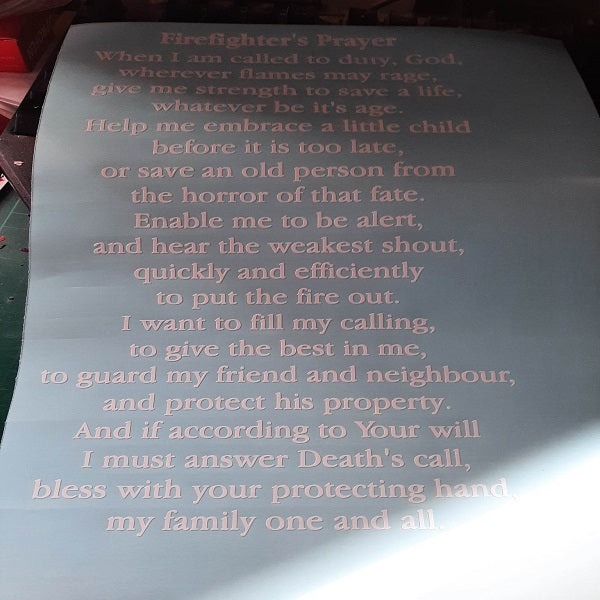 Firefighters Prayer