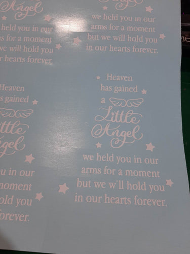Heaven Has Gained A Little Angel