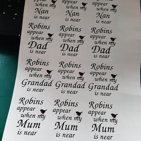 Robins Appear When Relation Is Near