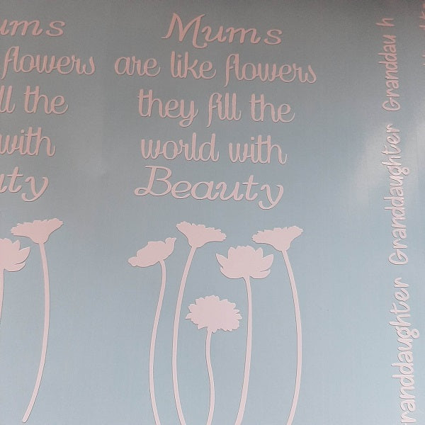 Mums Are Like Flowers