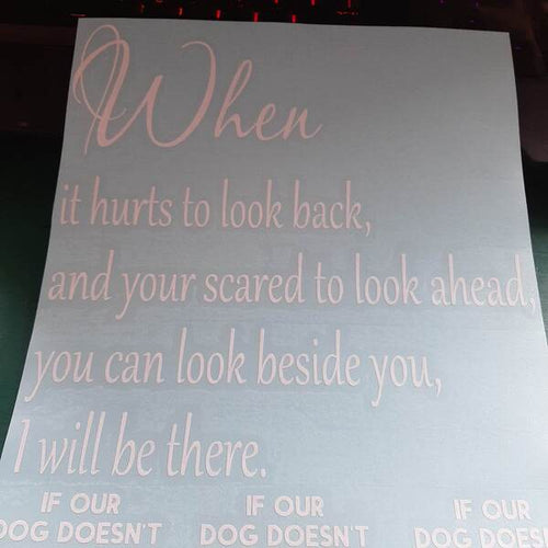 When It Hurts To Look Back