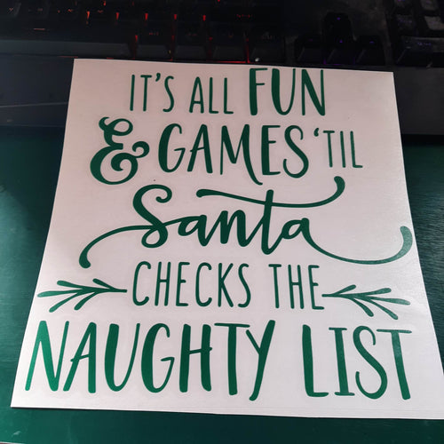 It's All Fun And Games