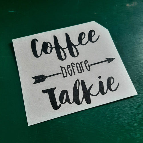 Coffee Before Talkie