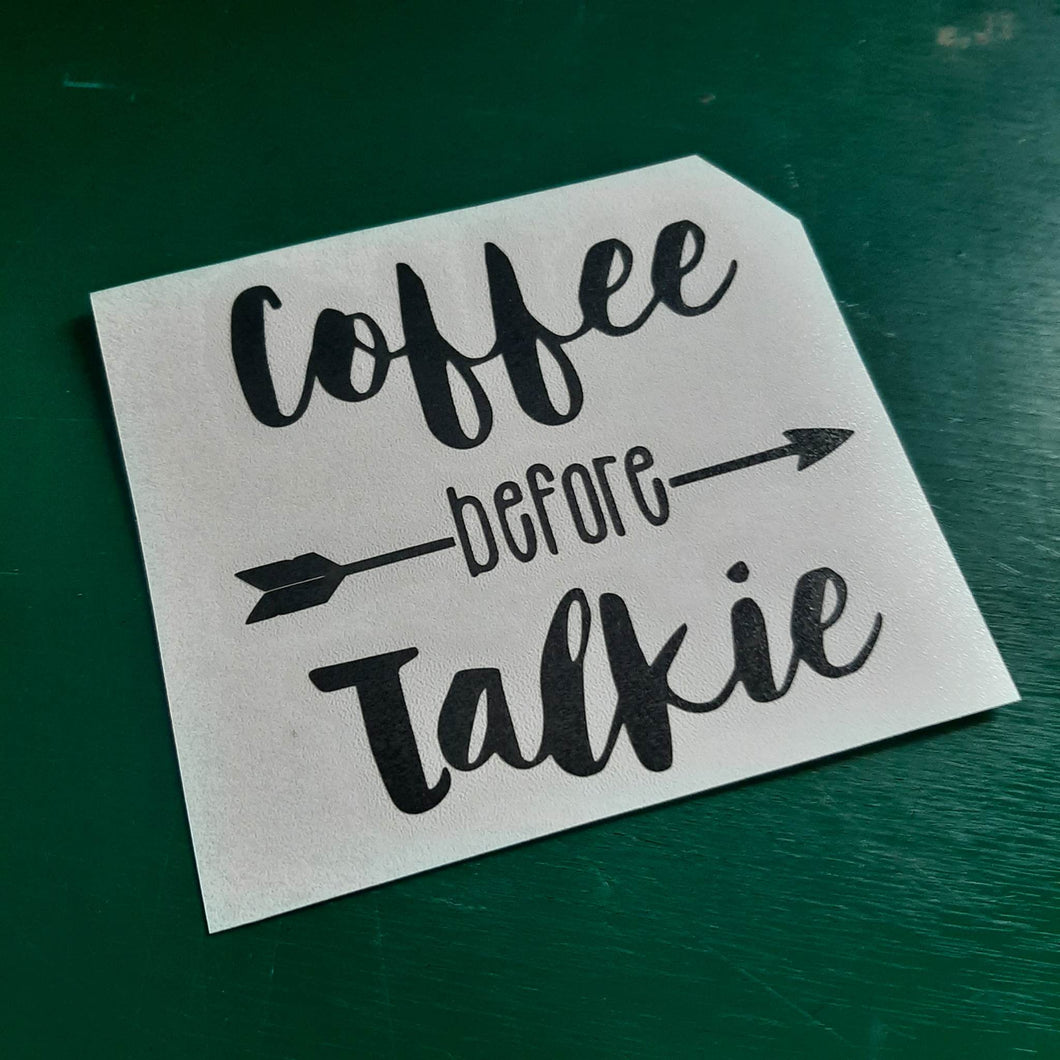 Coffee Before Talkie