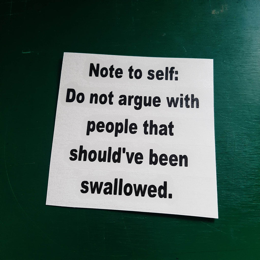 Note To Self