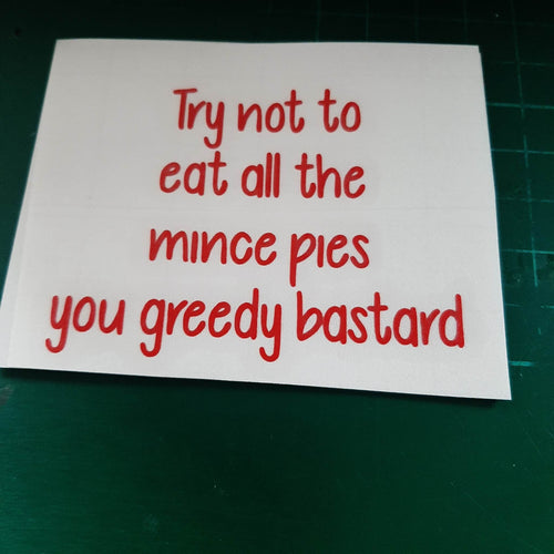 Try Not To Eat Greedy