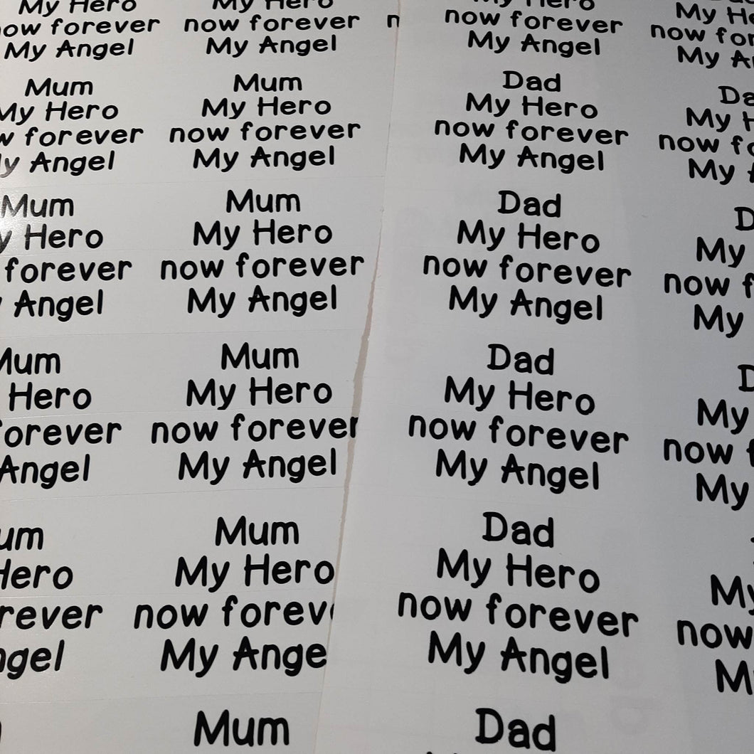 My Hero Now Forever My Angel