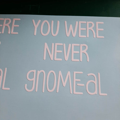 You Were Never Gnome-al