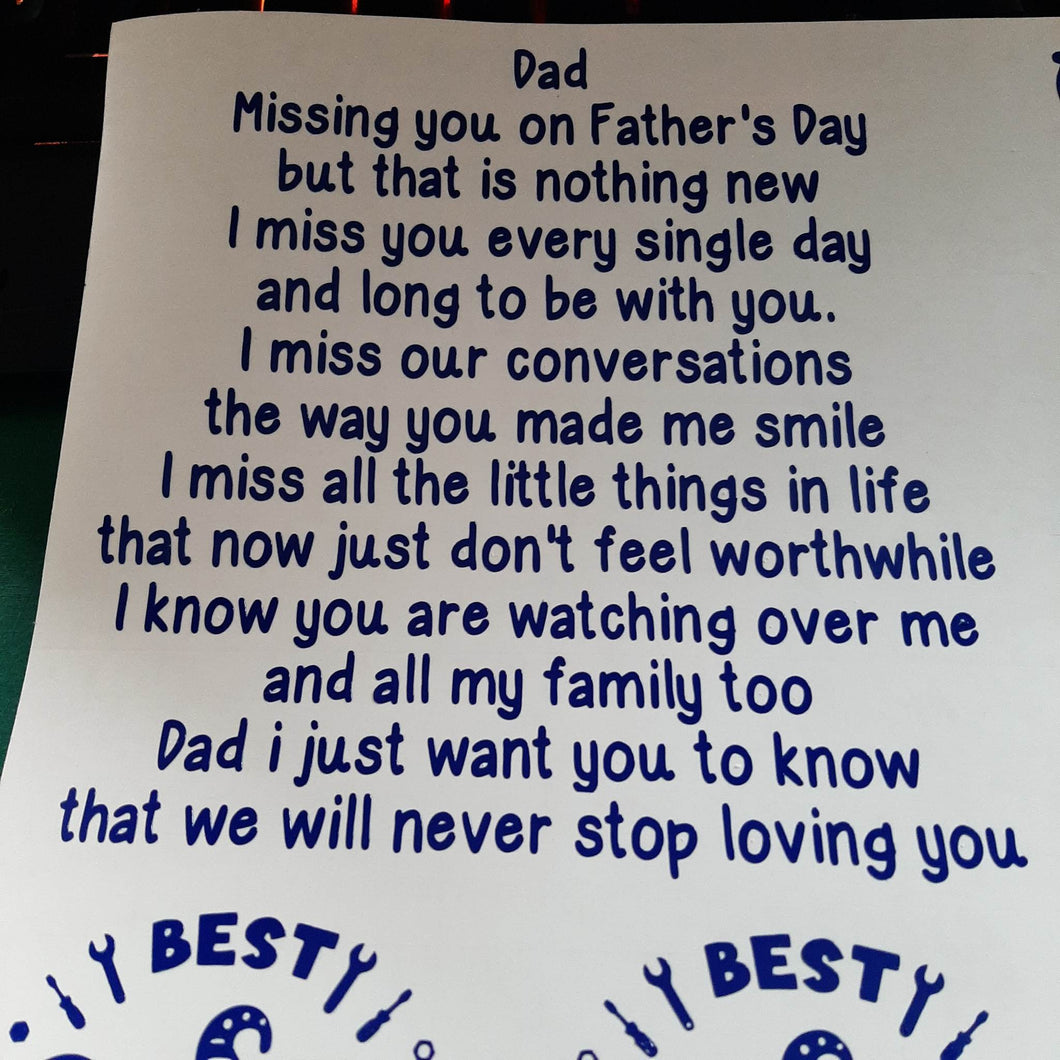 Dad Missing You On Father's Day