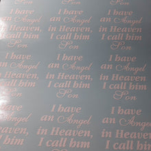 I Have An Angel In Heaven