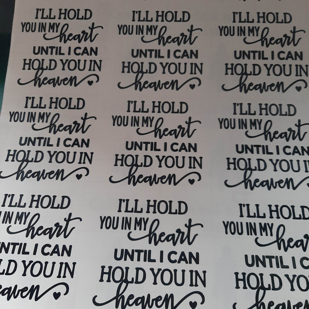I'll Hold You In My Heart