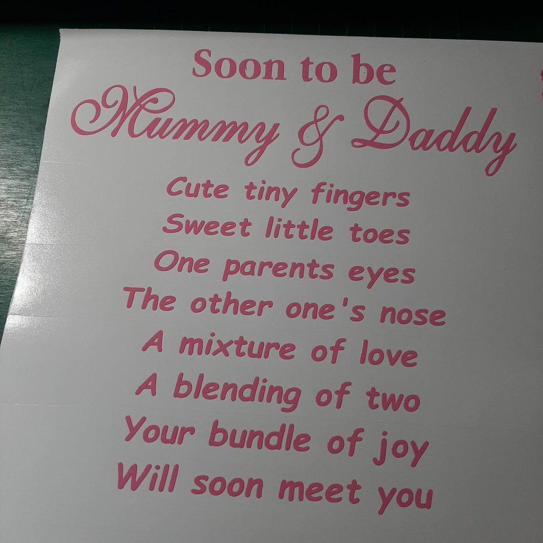 Soon To Be Mummy & Daddy