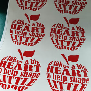 It Takes A Big Heart Apple