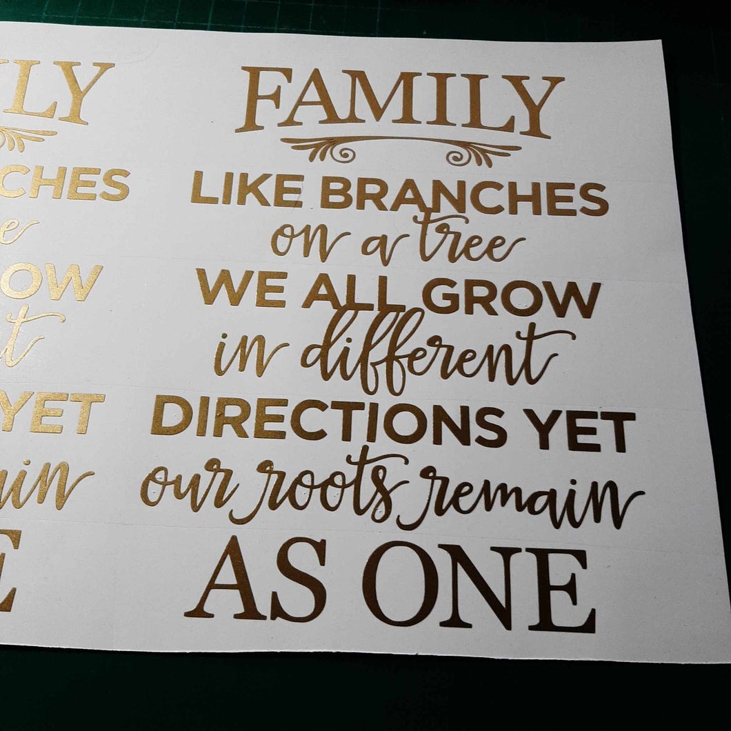 Family Like Branches On A Tree