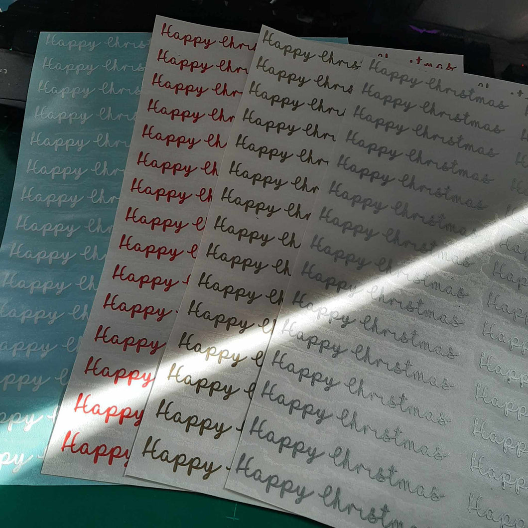 Happy Christmas Sheet