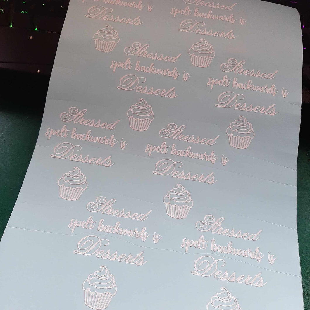 Stressed Spelt Backwards Is Desserts