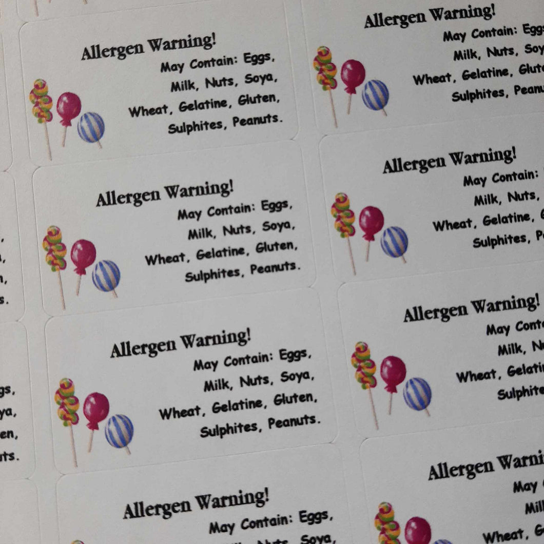 Allergen Warning 1