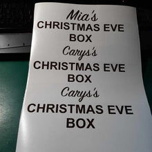 Name's Christmas Eve Box