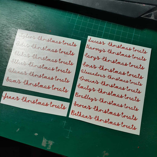 Personalised Christmas Treats