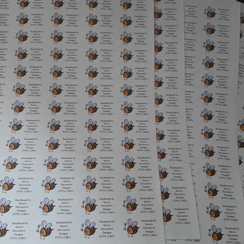 Business Info Stickers