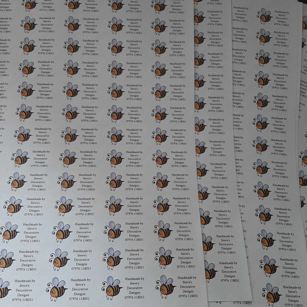 Business Info Stickers
