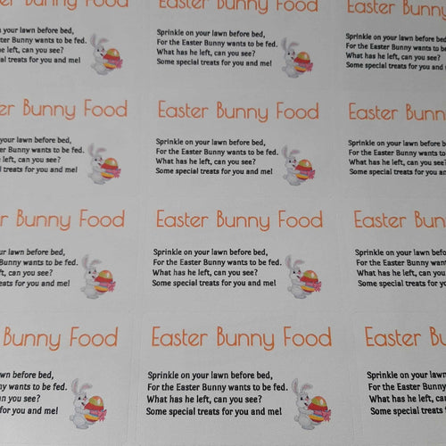 Easter Bunny Food