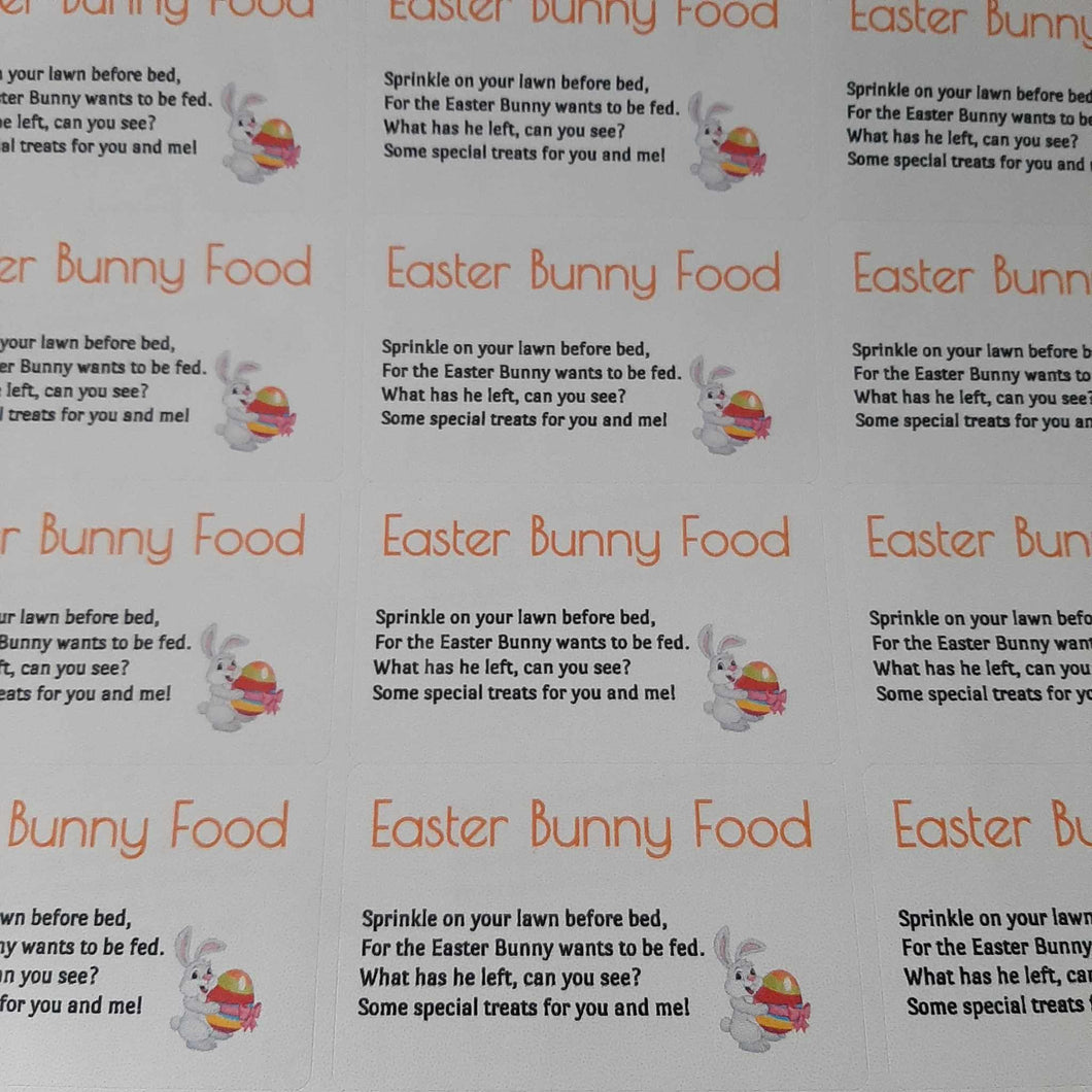 Easter Bunny Food